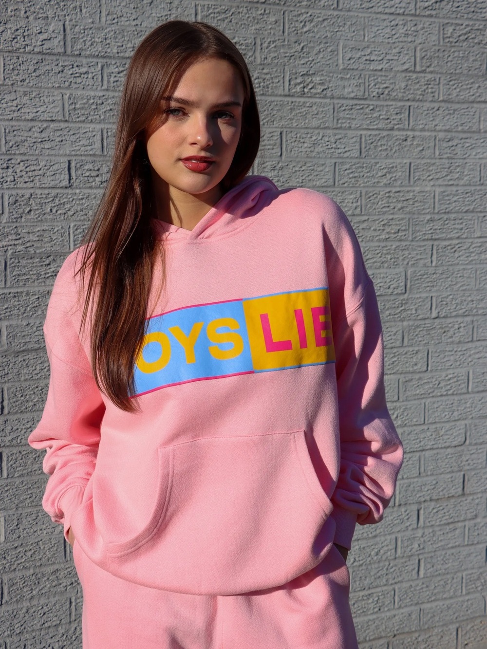 Boys Lie Better Half Racer Hoodie